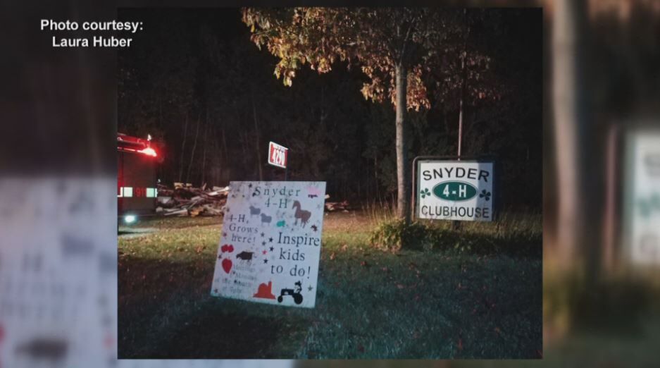 Snyder Club House Fire